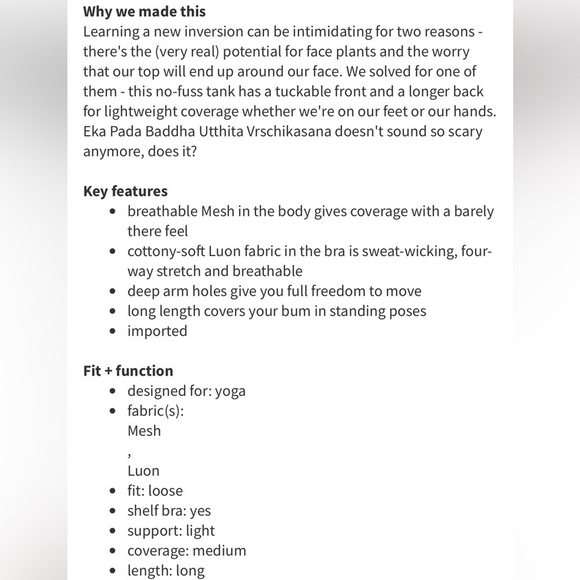 Lululemon Lululemon Tuck Me In Tank Top Soot / Very Light Flare - Picture 14 of 14